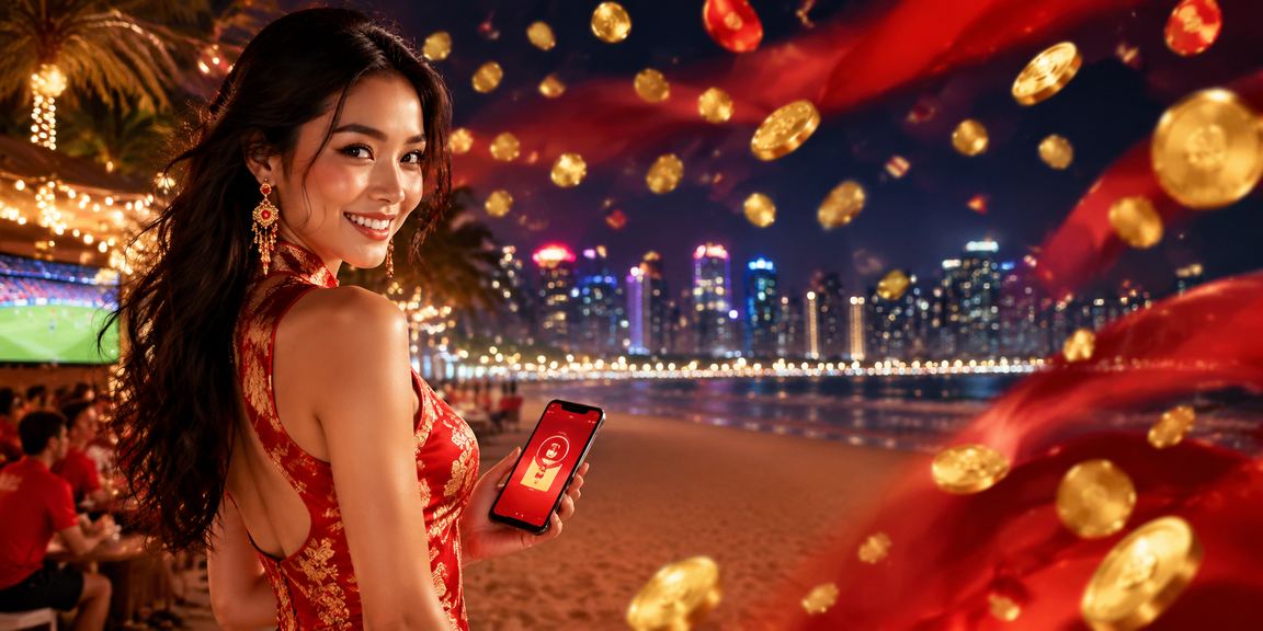 Bonus sampul merah Tahun Baru Cina bergaya Johor Bahru di platform thirty8